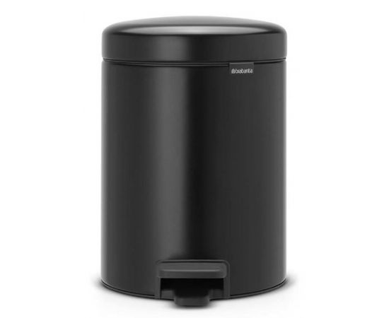 Brabantia atkritumu tvertne ar pedāli NewIcon, 5l, matēts melns