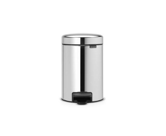 Brabantia atkritumu tvertne ar pedāli NewIcon, 5l, brilliant steel