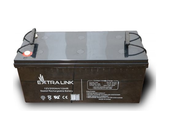 Extralink AKUMULATOR BATTERY ACCUMULATOR AGM 12V 200AH - Batterie Sealed Lead Acid (VRLA)