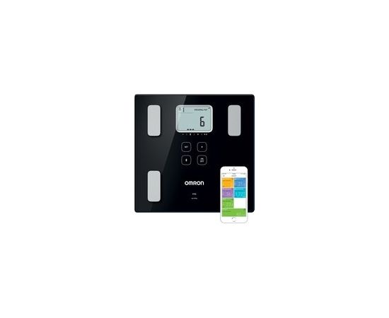 Omron VIVA Square Black Electronic personal scale