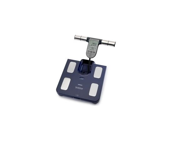 Omron BF511 Square Blue Electronic personal scale