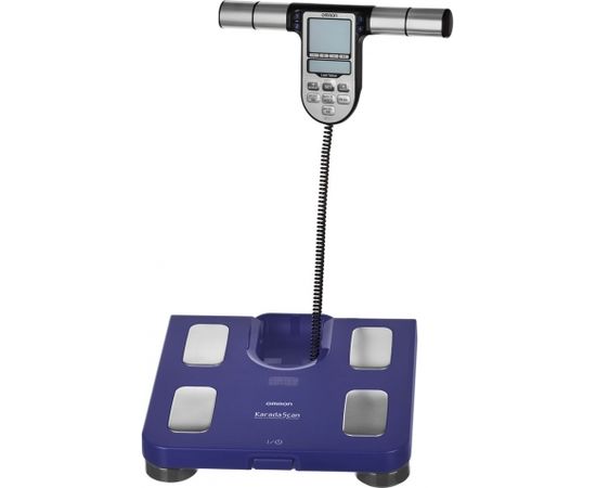 Omron BF511 Square Blue Electronic personal scale