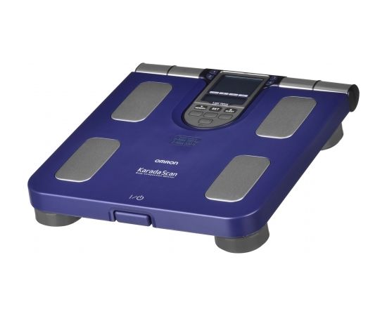 Omron BF511 Square Blue Electronic personal scale