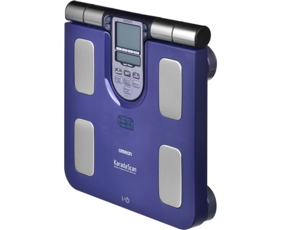 Omron BF511 Square Blue Electronic personal scale