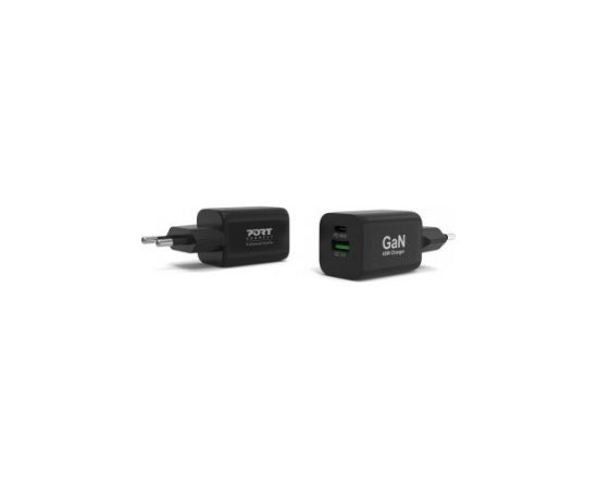 Port Designs 900105-EU mobile device charger Black Indoor