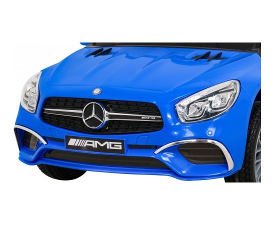 Mercedes Benz AMG SL65 S vienvietīgs elektromobilis, zils