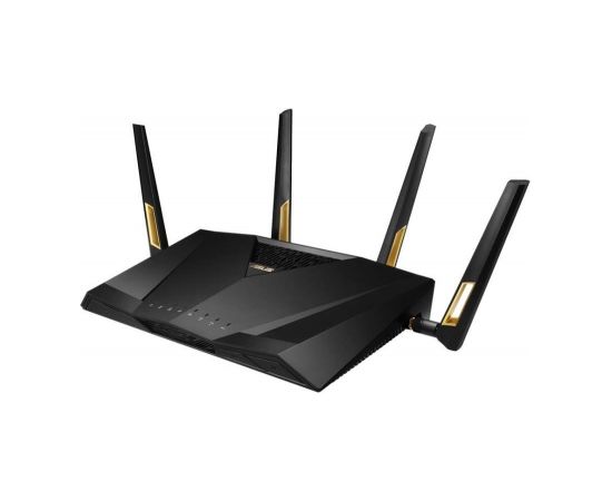 Wireless Router|ASUS|Wireless Router|6000 Mbps|Mesh|Wi-Fi 6|USB 3.2|1 WAN|4x10/100/1000M|1x2.5GbE|Number of antennas 4|RT-AX88UPRO