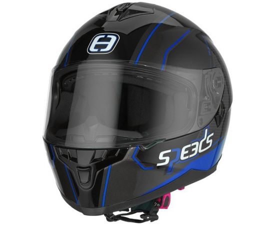 Speed Race II(XL) Grafik BlackTitanBlue ķivere