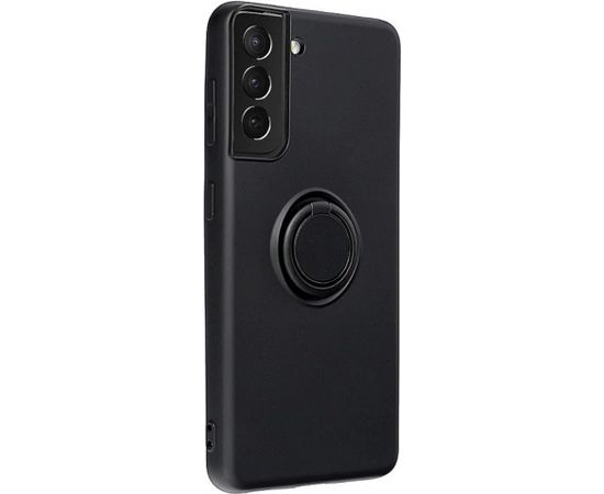 Mocco Pastel Ring Silicone Back Case Силиконовый чехол для Samsung Galaxy S23 Черный