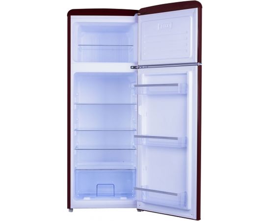 Amica KGC 15631 R fridge-freezer Freestanding 208 L E Bordeaux