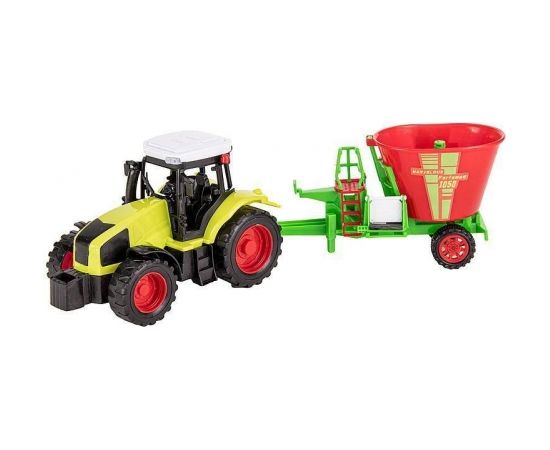 Rotaļlietu traktors ar piekabi