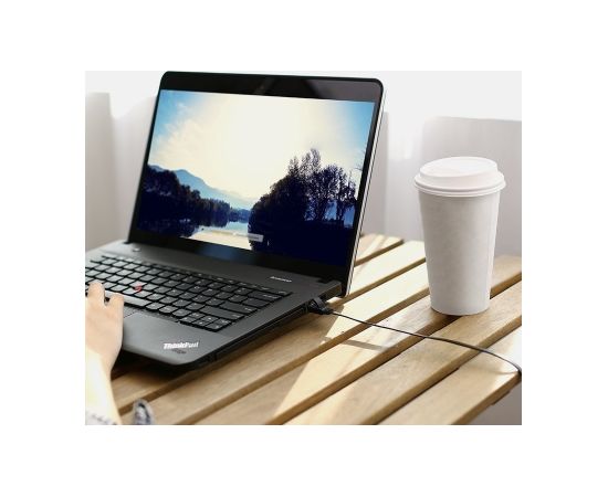 Ugreen Ethernet patchcord cable RJ45 Cat 6 UTP 1000 Mbps 2 m black (50185) Data USB kabeļi