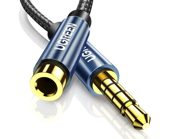 Ugreen adapter cable extension AUX mini jack 3.5 mm 1.5m blue (AV118)