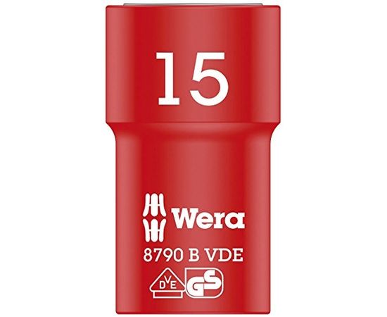 Wera Cyclops socket wrench bit 15x46 - 8790 B VDE, insulated, with 3/8 "drive