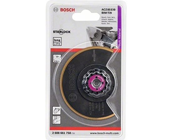 Bosch BIM-TiN Segment saw blade Multi Material ACZ 85 EIB