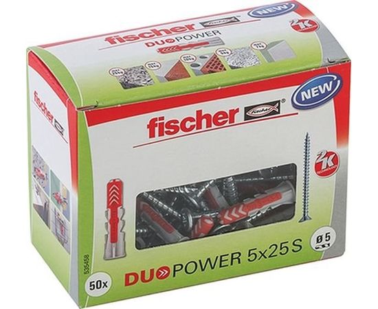 Fischer DUOPOWER 5x25 S LD 50pcs