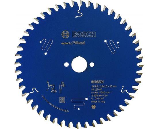 Bosch circular saw blades - various types