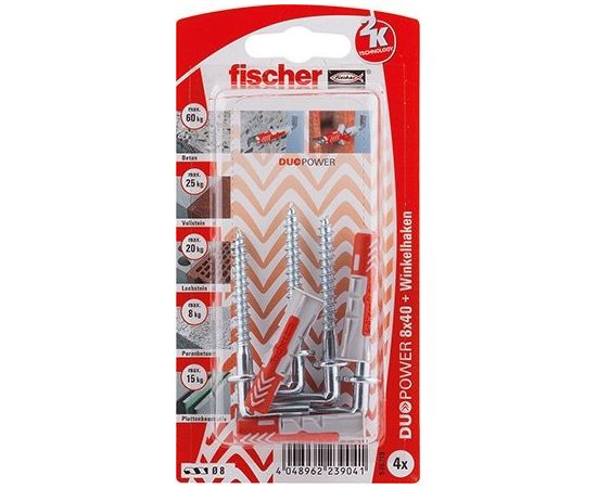 Fischer DUOPOWER 8X40 WH K DE