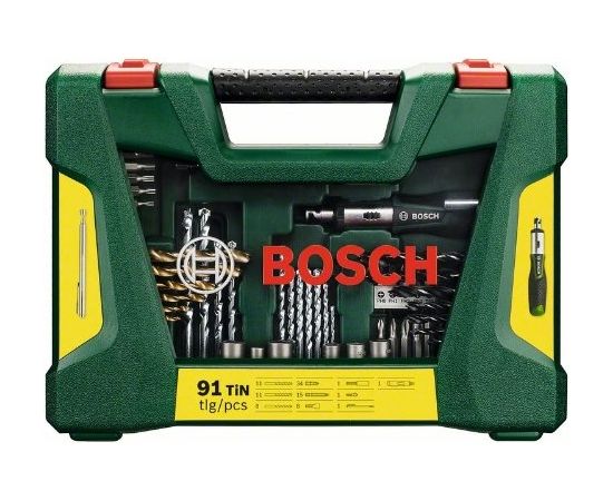 Bosch V-Line TIN tool set 91 parts