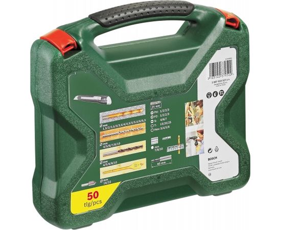Bosch X-Line Titanium tools set 50 parts