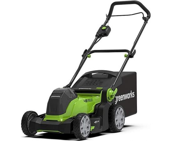 Zāles pļāvējs Greenworks G24X2LM41; 2x24 V (bez akumulatora un lādētāja)