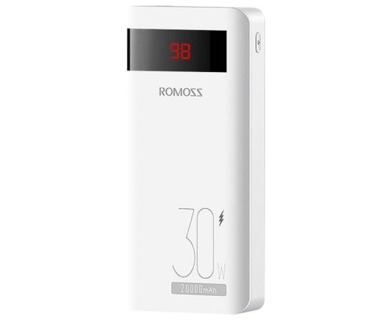 Romoss Sense6PS Pro Powerbank 20000mAh, 30W (white)