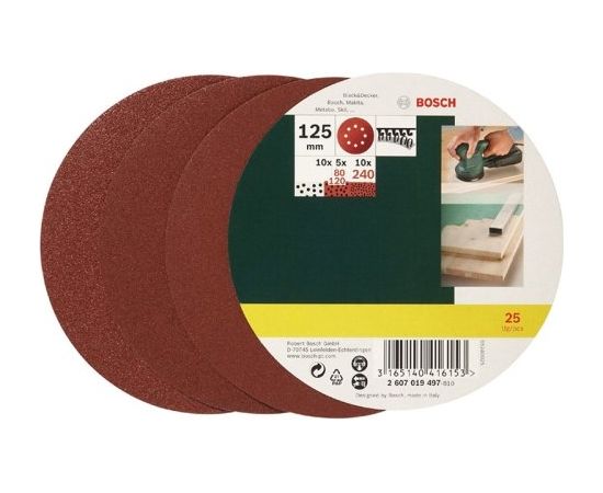 Bosch papery abrasive Exzent 25 pieces