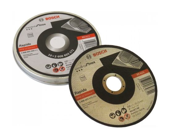 Bosch Cutting disc Inox 10x 125mm