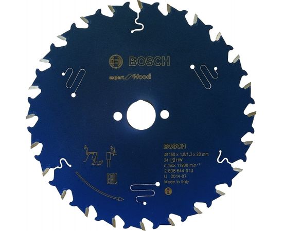 Bosch circular saw blade EX WO H 160x20-24 - 2608644013