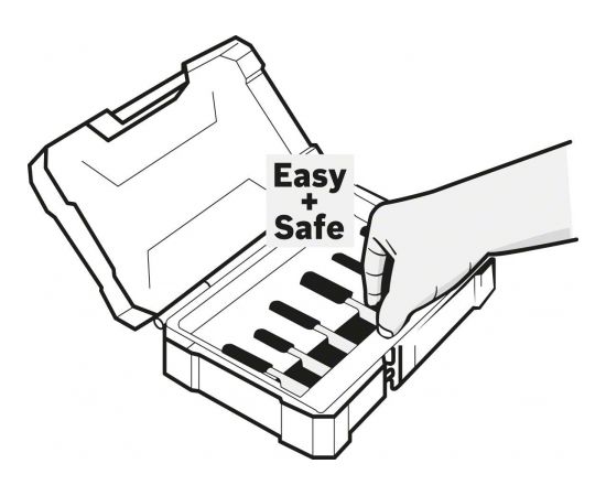 Bosch edge and edge router-set 6 pieces (8 mm)