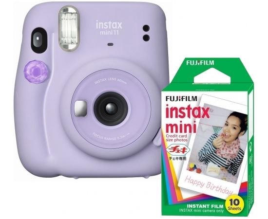 Fujifilm Instax Mini 11, lilac purpule + пленка