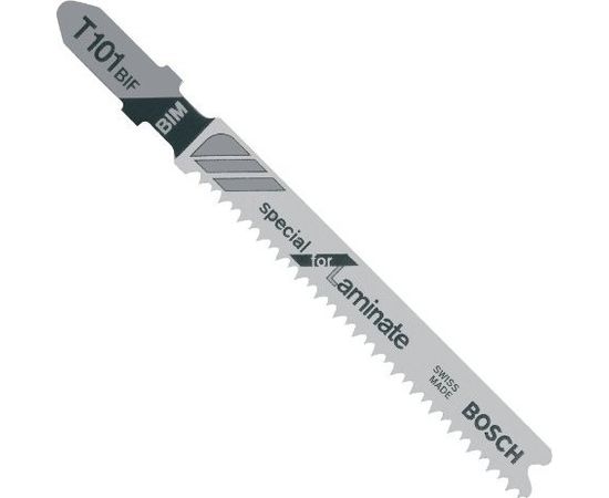 Bosch Jigsaw blade T 101 BIF Special for Laminate, 83mm (5 pieces)