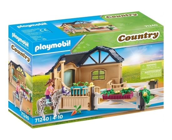 Playmobil 71240 Playm. Riding stable extension, construction toys