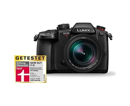 Panasonic Lumix DC-GH5M2H-ES12060 Kit, digital camera (black, incl. lens) Цифровые фотокамеры