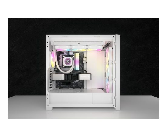 Corsair CW-9060077-WW computer cooling system Computer case Liquid сooling kit 12 cm White 1 pc(s)
