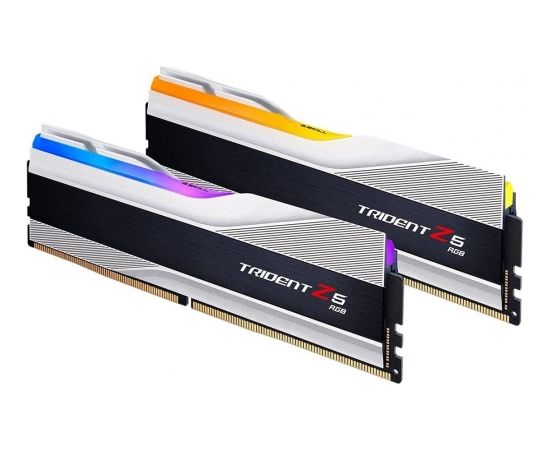 G.Skill DDR5 32GB - 7600 - CL - 36 - Dual-Kit - DIMM - F5-7600J3646G16GX2-TZ5RS, Trident Z5 RGB, XMP, silver