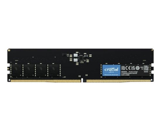 Crucial DDR5 16GB - 5600 - CL - 46 - Single-Kit - DIMM - CT16G56C46U5, black