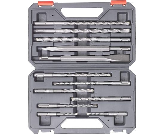 Einhell SDS Plus chisel drill set, 12 pieces (case)