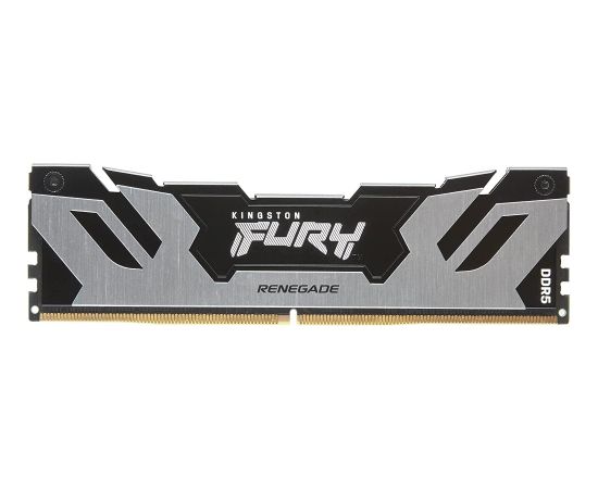 Kingston FURY DDR5 32GB - 7200 - CL - 38 - Dual-Kit - DIMM, KF572C38RSK2-32, Fury Renegade Silver, XMP, black/silver