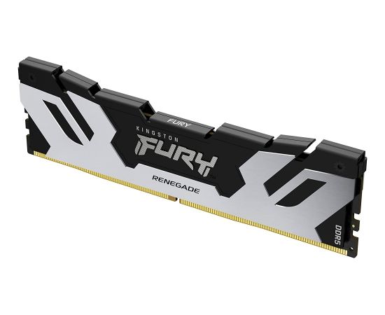 Kingston FURY DDR5 16GB - 7200 - CL - 38 - Single-Kit - DIMM, KF572C38RS-16, Fury Renegade Silver, XMP, black/silver