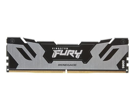 Kingston FURY DDR5 16GB - 7200 - CL - 38 - Single-Kit - DIMM, KF572C38RS-16, Fury Renegade Silver, XMP, black/silver