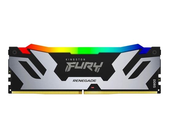 Kingston FURY DDR5 16GB - 7200 - CL - 38 - Single-Kit - DIMM, KF572C38RSA-16, Fury Renegade RGB, XMP, black