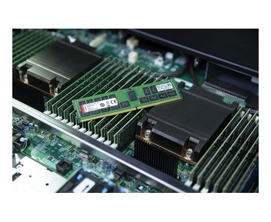 Kingston DDR4 16GB - 2666 - CL -19 - Single-Kit - DIMM, KSM26ES8/16HC, Server Premier, green