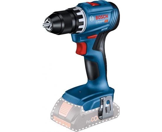 Bosch Cordless Drill GSR 18V-45 Professional solo, 18V (blue/black, without battery and charger, in L-BOXX)