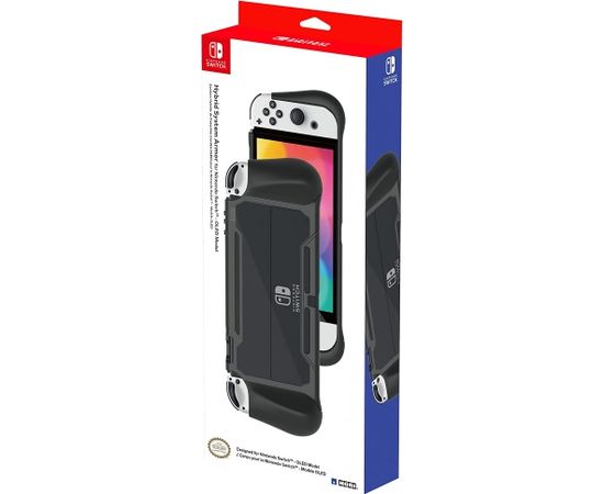 HORI Hybrid System Armor, protective cover (black, Nintendo Switch OLED)