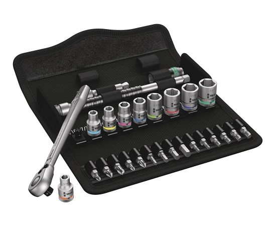 Wera Zyklop 8100 SA 11 1/4  28 pieces - Metal ratchet set