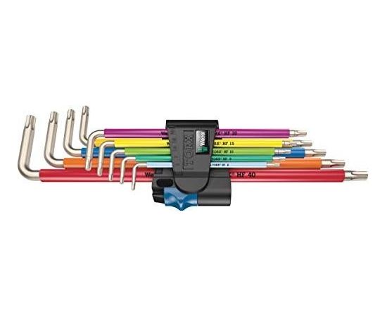 Wera 3967/9 TX SXL Multicolour HF Stainl - L-key set with holding function.