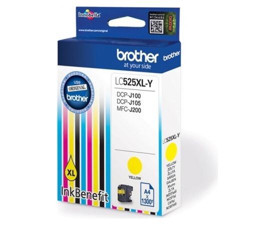 Brother LC525XL-Y ink cartridge Original Extra (Super) High Yield Yellow