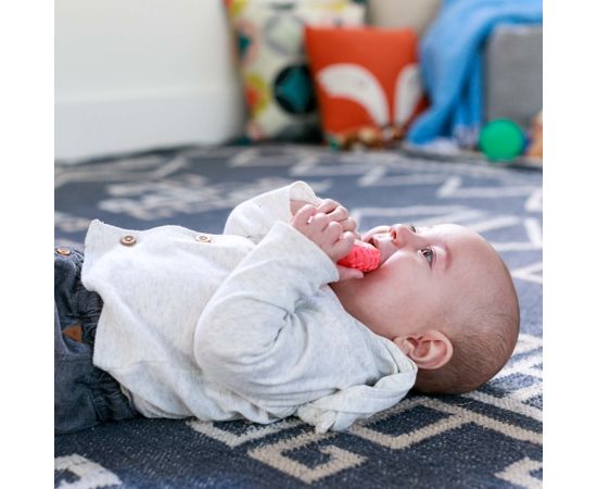 INFANTINO Lil´ nibbles Vibrējošais zobgrauznis - ābols
