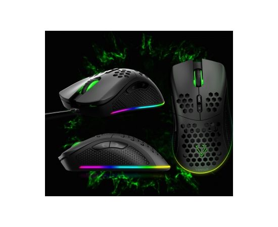 Vertux Ammolite Bezvadu spēļu pele RGB